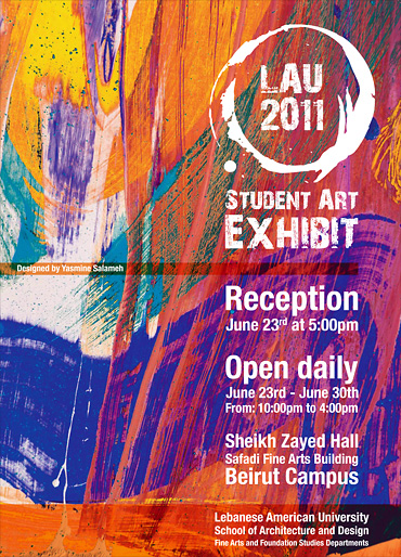 LAU | Events | Fine arts student exhibit