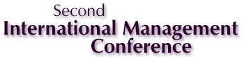 Second International Management Conference